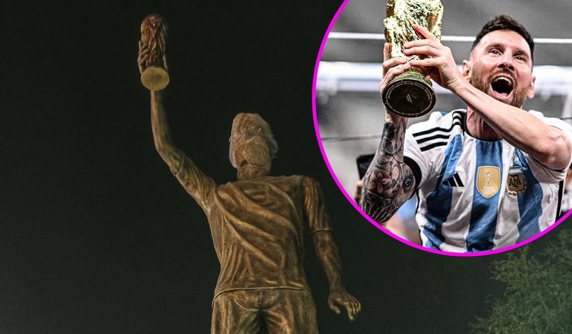 În India, fanii au ridicat o statuie  de 21 m în onoarea lui Messi