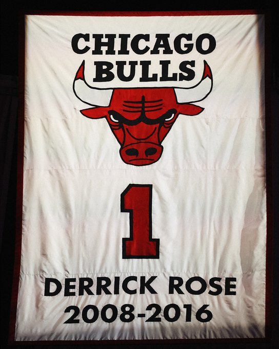 Chicago Bulls a retras tricoul cu numărul 1 purtat de Derrick Rose