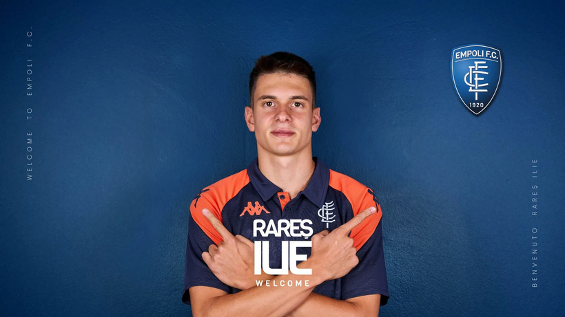 Rareş Ilie a adus victoria echipei Empoli în partida cu Cesena