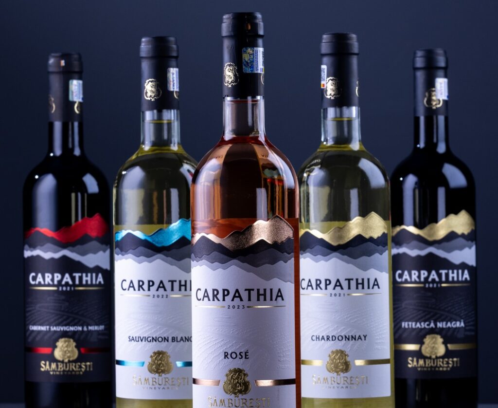 Gama Carpathia Wines – Domeniile Sâmburești este prezentă în magazine