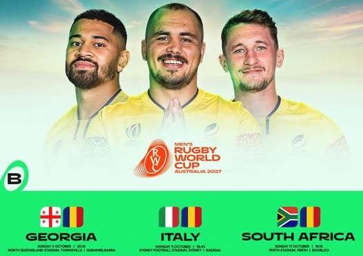 Georgia, Italia şi Africa de Sud, adversarii României de la Cupa Mondială de rugby din Australia, din 2027