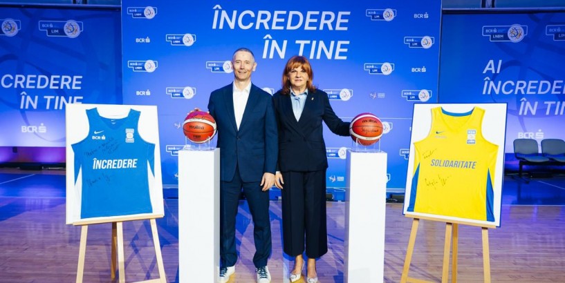 BCR și Federația Română de Baschet lansează un parteneriat pentru primele două ligi naționale masculine