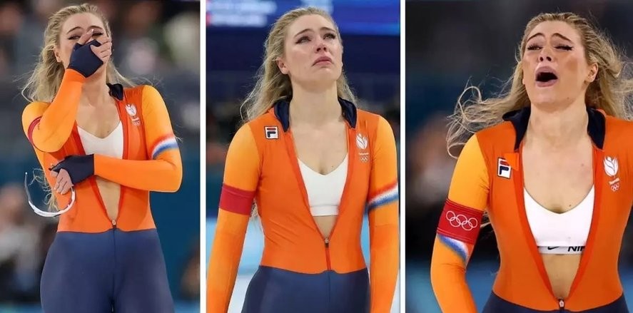 Costumul purtat de patinatoarea Jutta Leerdam la JO, logodnica lui Jake Paul, vândut la licitaţie cu peste 200.000 de euro