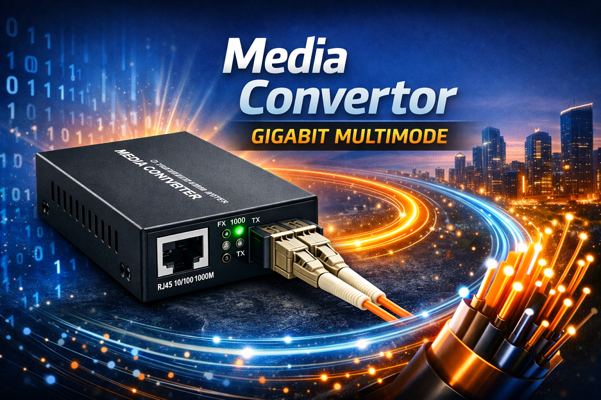 Media convertor prin fibră optică multimode: cum influențează puterea de transmisie a semnalului