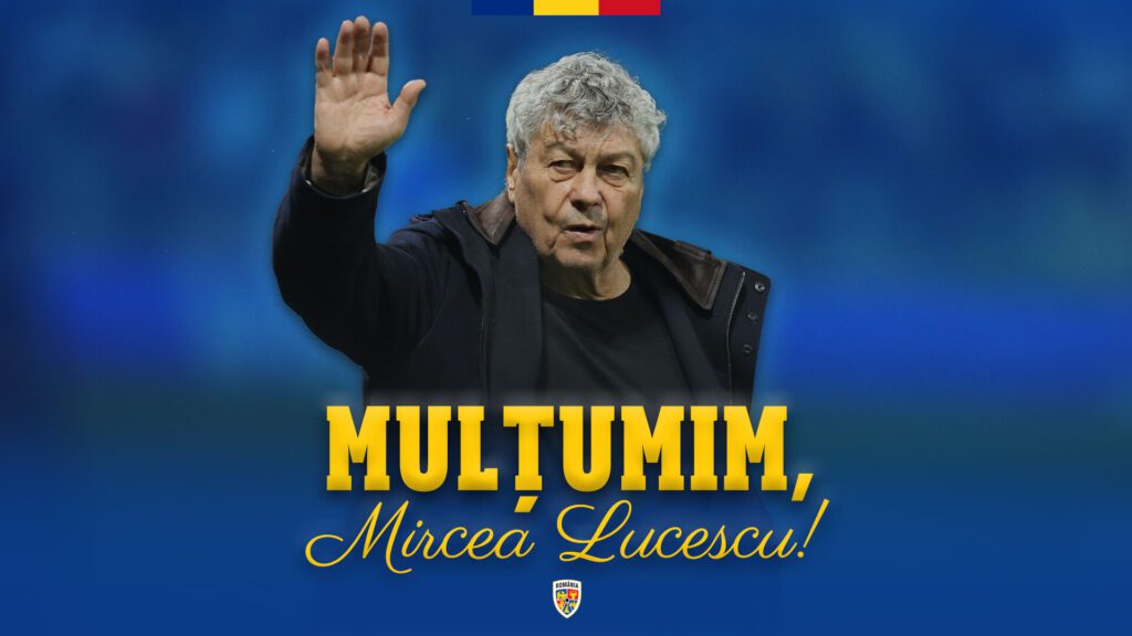 Mircea Lucescu și-a încheiat mandatul de selecționer al României