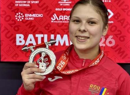 Andreea Cotruta, medalie de argint la stilul smuls, la CE de haltere din Georgia