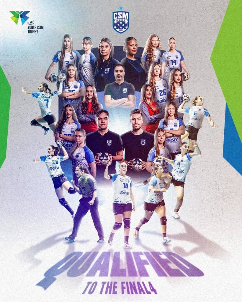 CSM Bucureşti, calificare la prima ediţie a Turneului F4 al Ligii Campionilor, la U17