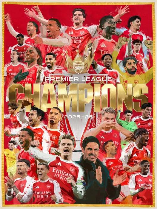 Arsenal Londra este noua campioană a Angliei. Este primul titlu pentru Arsenal după 22 de ani